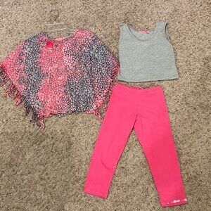 Brand Names NWT Girls Clothing Lot 4T 4 Matching Set Outfits Free Hair Bow